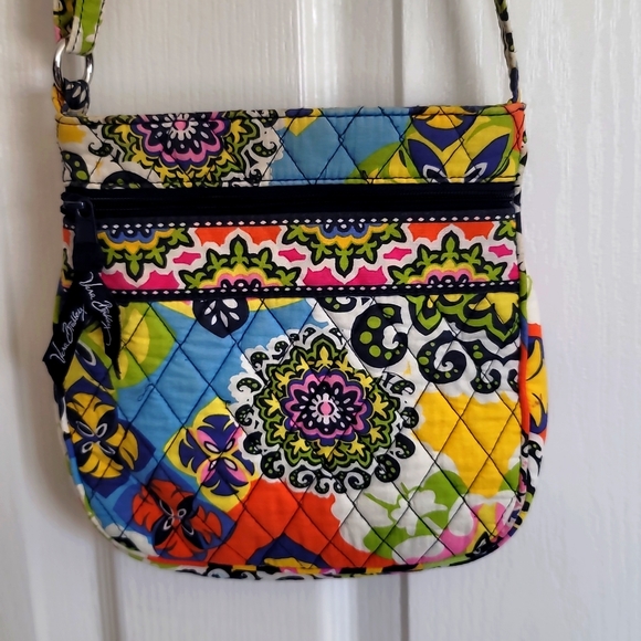 Vera Bradley Rio Multicolored Patterned Crossbody Purse - Picture 3 of 11